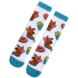 Bioworld Scooby-Doo 'Donuts And Fries' Crew Socks - One Size Fits Most - New