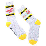 Harley Quinn Birds Of Prey 'Caution Tape' Women's Crew Socks - Womens Size 5-11 - New