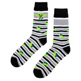 Star Wars The Mandalorian 'Striped The Child' Crew Socks - Shoe Size 6-12 - New, With Tags