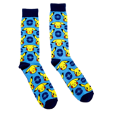 Pokemon Pikachu Toss Crew Socks By Pokemon - Mens Size 8-12 - New, With Tags