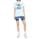 Disney Lilo & Stitch Ohana Girls T-Shirt & Biker Shorts Set (M) By Disney - New, With Tags