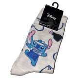 Lilo & Stitch Chef Stitch Crew Socks By Disney - Shoe Size 4-10 - New, With Tags