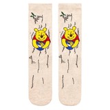 Winnie The Pooh Tree Crew Socks By Disney - Shoe Size 4-10 - Imported