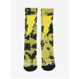 Black Adam Tie-Dye Style Crew Socks By Hyp - Shoe Size 5-12 - New