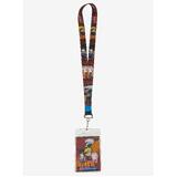 Naruto Shippuden Group Lanyard - New, With Cardholder & Charm
