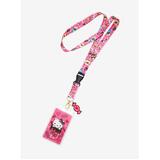 Sanrio Hello Kitty & Friends Hot Chocolate Lanyard - New, With Cardholder & Charm
