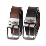 Dickies Men's Two-In-One Reversible Black To Brown Double Stitch Belt (32) - New, With Tags