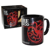 Game Of Thrones Fire And Blood Targaryen Sigil Coffee Mug New In Package Licensed