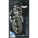 DC Batman Logo Pewter Keychain - New, Mint Condition