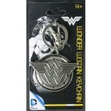 DC Wonder Woman Logo Pewter Keychain - New, Mint Condition