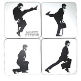 Monty Python Ministry Of Silly Walks Coaster Set Of 4 - Collectible Coasters - New In Package
