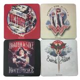 Wonder Woman Coaster Set Of 4 - Collectible Coasters - New In Package