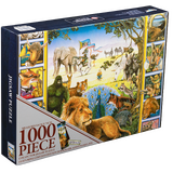 Ikon Collectables Animalia Book Covers 1000 Piece Jigsaw Puzzle - Limited Edition - New, Sealed