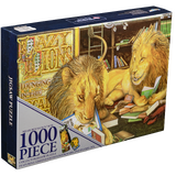 Ikon Collectables Animalia Lazy Lions 1000 Piece Jigsaw Puzzle - Limited Edition - New, Sealed