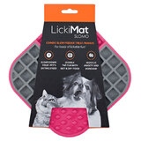 Lickimat SloMo Oral Health Boredom Buster For Cats & Dogs - Red