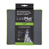 Lickimat Tuff - Soother, Green - Oral Health Boredom Buster For Dogs