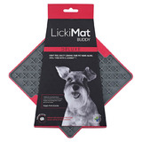 Lickimat Tuff/Deluxe - Buddy, Red - Oral Health Boredom Buster For Dogs