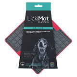 Lickimat Tuff - Playdate, Red - Oral Health Boredom Buster For Dogs