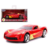 Jada Toys Metals Hollywood Rides - The Flash 2009 Chevy Corvette Stingray - New, Mint Condition