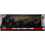Jada 31706 Hollywood Rides 1:32 Justice League - Batmobile (with Batman) Die-Cast Collectible - New, Sealed