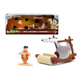 Jada Toys #33382 The Flintstones Flintmobile With Fred Flintstone Die-Cast Collectible Vehicle - New, Unopened