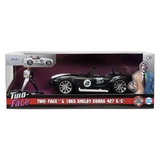 Jada 33091 DC Comics 1965 Shelby Cobra with Two-Face Figure 1:32 Scale Die-Cast Collectible Vehicle - New, Unopened