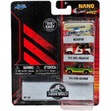 Jada NV-10 Jurassic World/Park Nano Hollywood Rides Gift Set 3 Pack Die-Cast Collectibles - New, Unopened