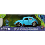 Jada Toys #33251 Lilo & Stitch Beaten Up VW Beetle (With Stitch) Die-Cast Collectible Vehicle - New, Unopened