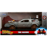 Jada Toys #34786 Back To The Future 3 Delorean (Train Wheels) 1:32 Die-Cast Collectible Vehicle - New