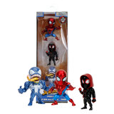 Jada Toys Metals #35116 Spider-Man Spider-Man/Miles Morales/Venom 2.5" Die-Cast Collectible Figure Set - New, Mint Condition