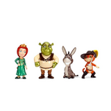 Jada Toys Metalfigs Shrek 2.5" Die-Cast Collectible Figure (Set Of 4) - New, Sealed
