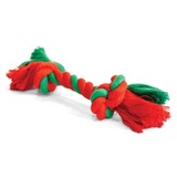 Rope Knot Bone Christmas Dog Toy By Kazoo - Small - New, With Tags