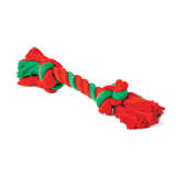 Rope Knot Bone Christmas Dog Toy By Kazoo - Medium - New, With Tags