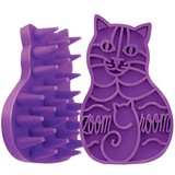 Kong Zoom Groom Rubber Brush - For Cats
