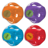 Kong Jumbler Ball For Dogs With Squeak and Internal Tumbler - Two Sizes