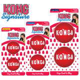 KONG Signature Balls For Dogs in Three Sizes (Packs of Two Balls)