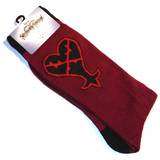 Lootwear Exclusive Disney Kingdom Hearts Crew Dress Socks - New