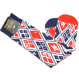 Harley Quinn / Suicide Squad Crew Socks - Loot Crate Exclusive - New - Mens Size 8-12