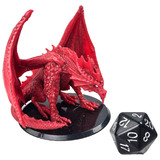 Dungeons And Dragons Limited Edition Red Dragon Die Keeper Figure With 20 Sided Die - New, Mint Condition