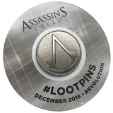 Assassin's Creed Enamel Pin/Brooch By Loot Crate - Licensed - New, Mint Condition