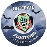 Mythical Halloween Enamel Pin/Brooch By Loot Crate - Licensed - New, Mint Condition
