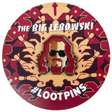 The Big Lebowski Enamel Pin/Brooch By Loot Crate - Licensed - New, Mint Condition