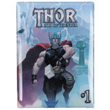 Thor God Of Thunder #1 Enamel Pin/Brooch - Licensed - New, Mint Condition