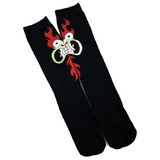 Samurai Jack Aku Crew Socks - Loot Crate Exclusive - New - Mens Size 6-12