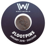 Westworld Discover Theme Enamel Pin/Brooch By Loot Crate - New, Mint Condition