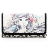 Loungefly Disney The Little Mermaid Ariel Sketch Wallet - New, Mint Condition