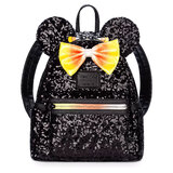 Loungefly Disney Minnie Mouse Sequin Mini Backpack (Candy Corn) - New, Mint Condition