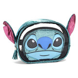 Disney Lilo & Stitch Figural Cosmetic Bag Set by Loungefly - USA Exclusive - New, Mint Condition