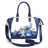 Loungefly Disney Lilo & Stitch Dark Blue Satchel Bag - New, Mint Condition
