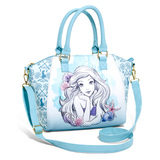 Loungefly Disney The Little Mermaid Blue Watercolor Satchel Bag - New With Tags